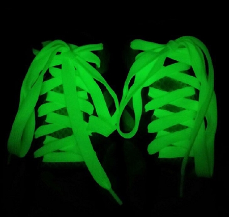 glow in the dark shoe strings